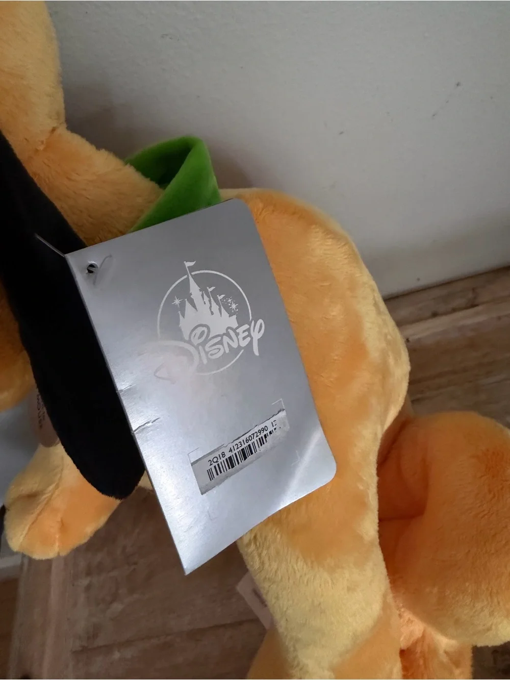 Walt Disney World Pluto Puppy Plush Tongue Out Disney Parks Exclusive w/ Tags